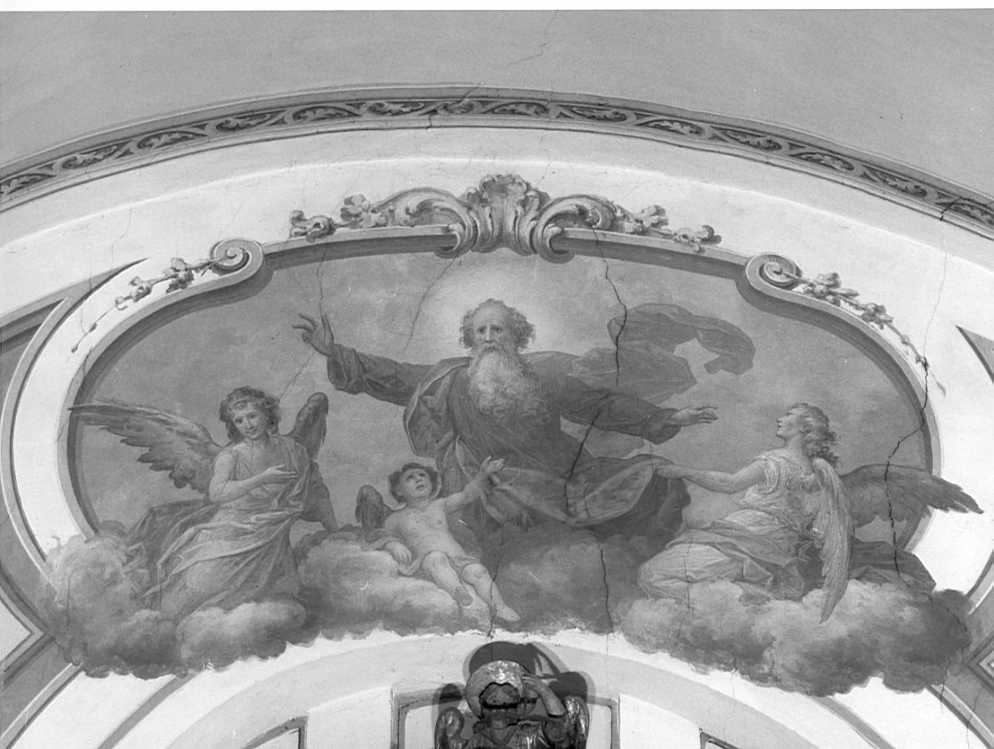 Dio Padre tra angeli - Vervio, Sondrio